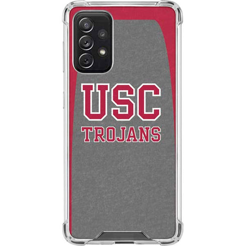 University of Southern California USC Trojans Galaxy A72 5G Clear Case